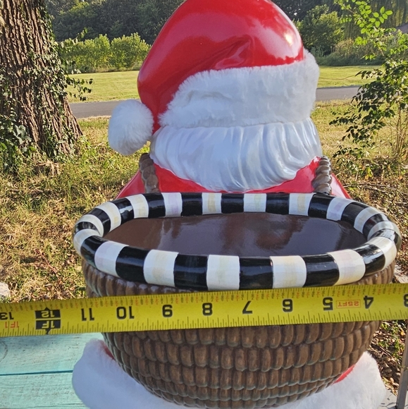 Mackenzie Childs Granny Kitsch Santa planter - Picture 8 of 10